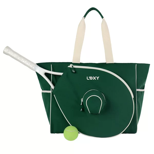 Cross-Border Tennis Racket Bag, Multi-Functional Badminton Racket Bag, Professional Sports Fitness Bag, Nylon Portable Tennis Bag Customization