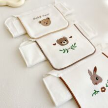 4层纱布宝宝吸汗巾纯棉儿童隔幼儿园垫背巾可自写名字四季