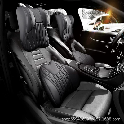 Pillow, Seat Cushion, Leather, Headrest