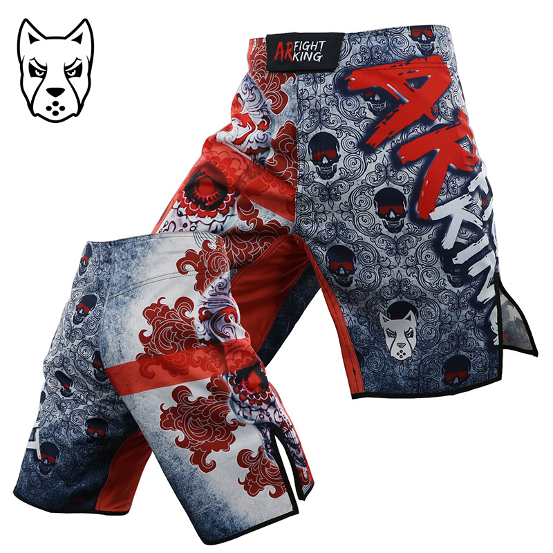MMA fight sports short pants UFC comprehensive fighting training Beach fitness Jiu Shu skull muscle running Muay Thai