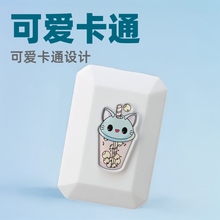卡通ins风定制隐形眼镜收纳盒便携美瞳盒卡通图案护理小盒子批发