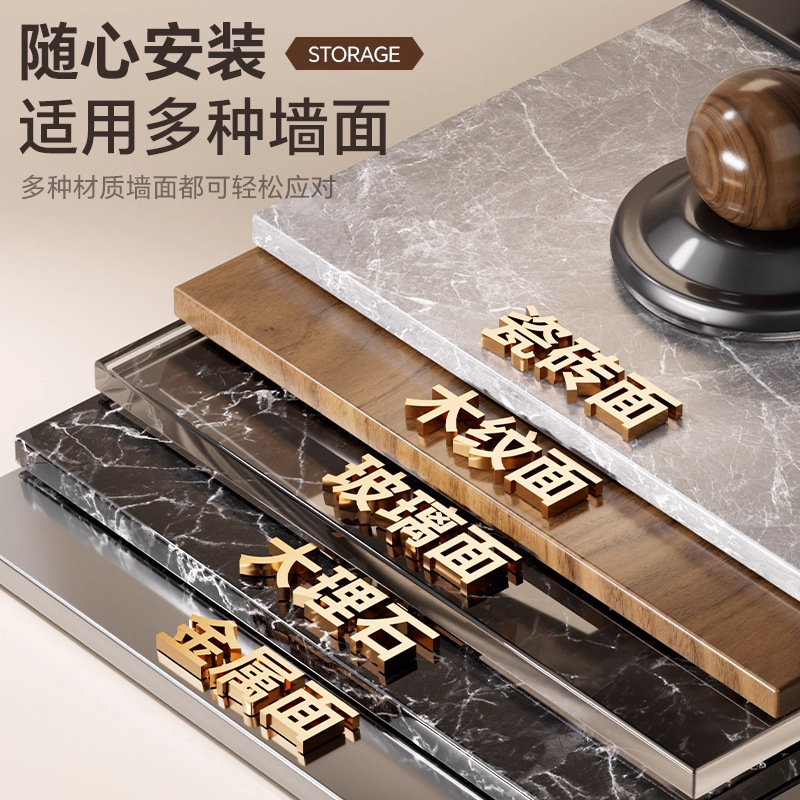 吸盘吹风机免打孔置物架家用卫生间壁挂式吹风机支架浴室绕线风筒|undefined