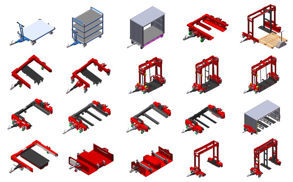 工厂物流拖车系统