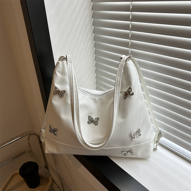 Cuero suave de gran capacidad moda textura Commuter suave bolsa de hombro las mujeres 2023 Otoño e Invierno estilo coreano bolsa