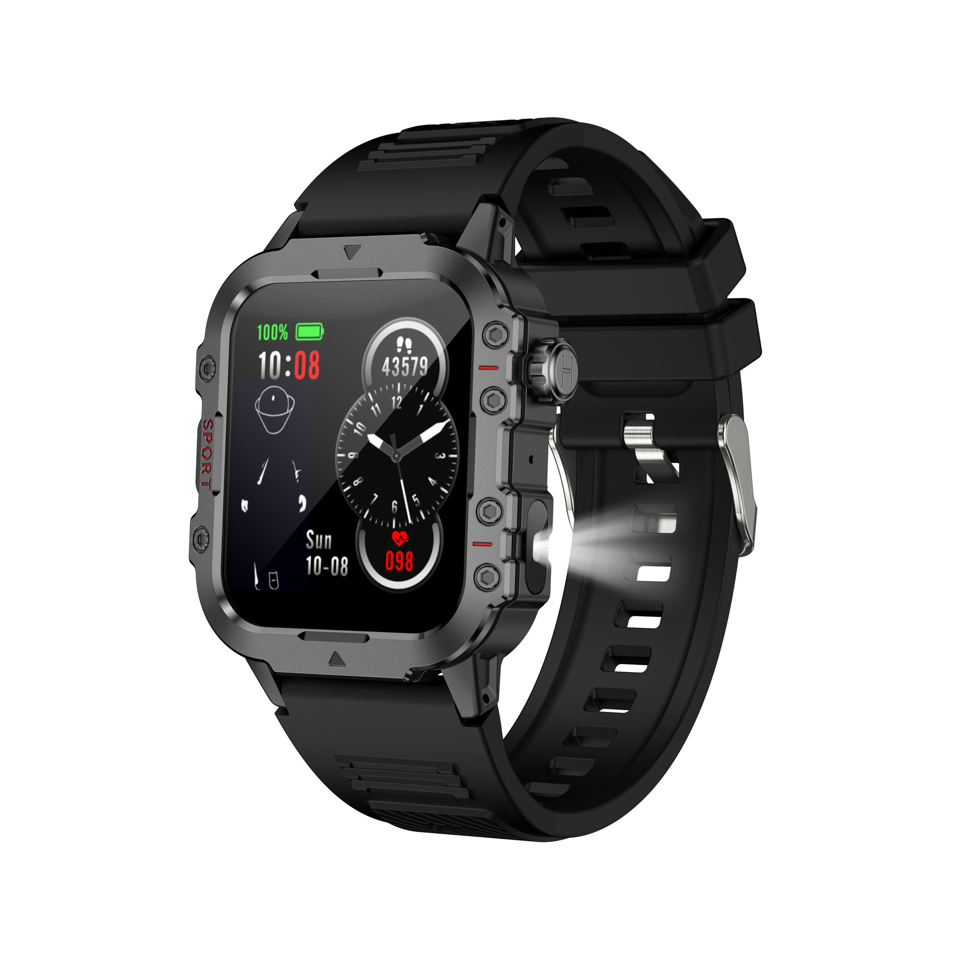 C19pro-1.44 screen with flashlight (black)