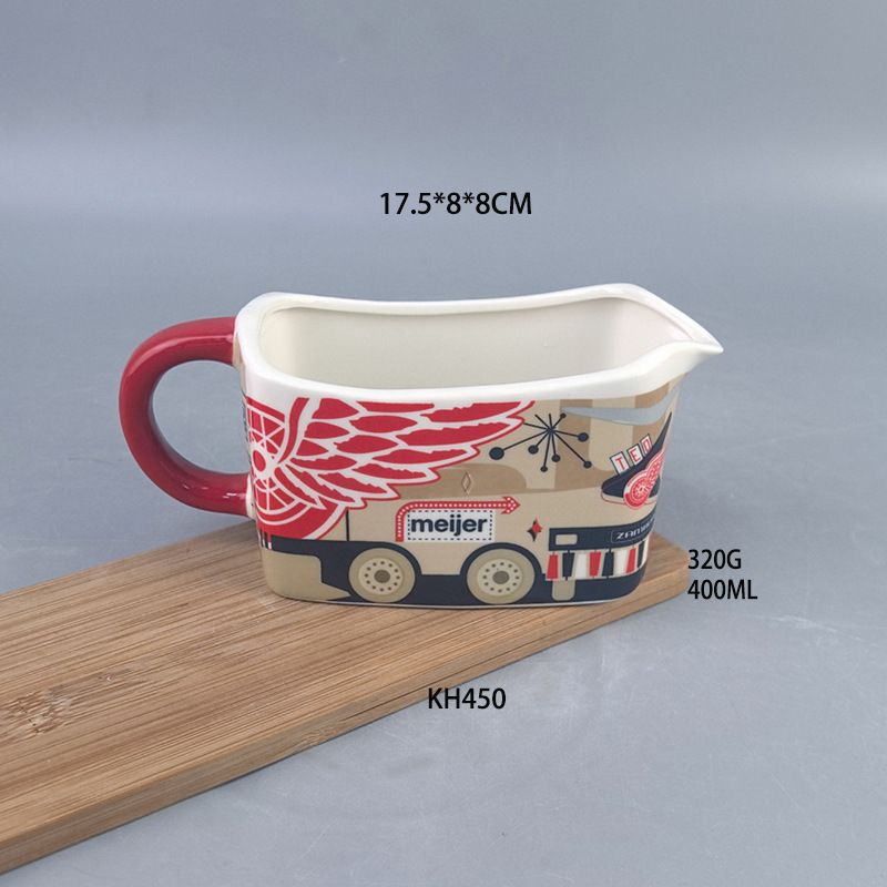 Taza de salsa de cerámica estilo europeo cuidadosamente seleccionada Taza de leche Taza de leche Taza de leche Taza de leche de café de estilo occidental Taza de leche Taza de leche