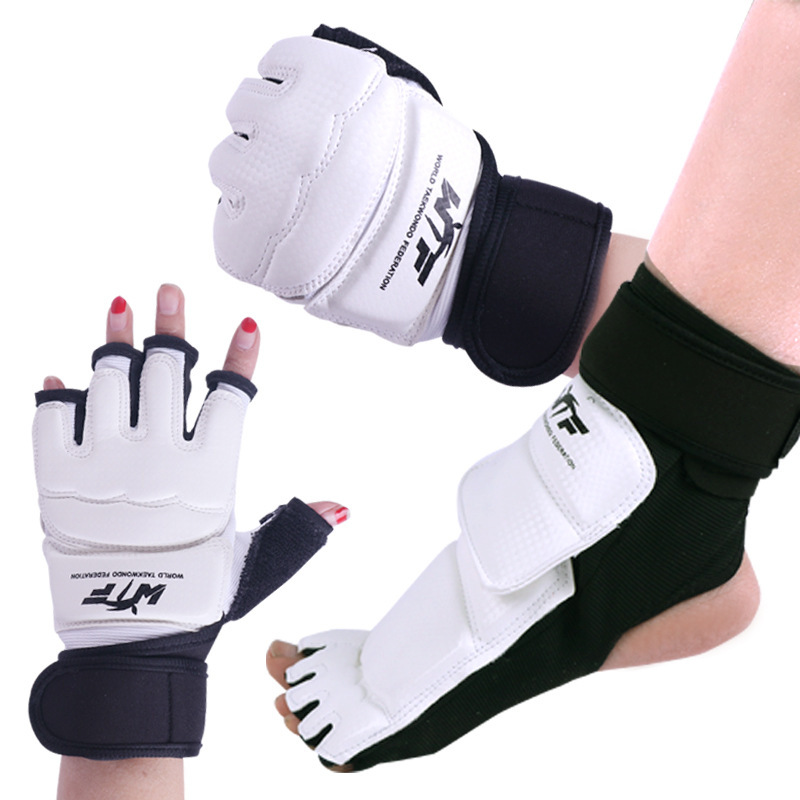 Taekwondo Hand Guard Foot Guard Hand Guard Instep Guard Children's Foot Guard Adult Training Competition Boxing Sanda Hand Guard Foot Guard Taekwondo Hand Guard Foot Guard Hand Guard Instep Guard Children's Foot Guard Adult Training Competition Boxing Sanda Hand Guard Foot Guard