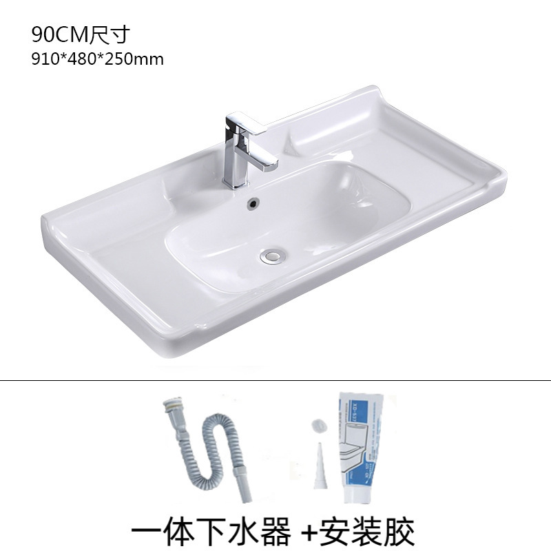 セラミック一体型洗面器、単槽ホーン洗面器、ハイウォーターフレーム洗面器、洗面器キャビネット洗面器、浴室洗面器|undefined