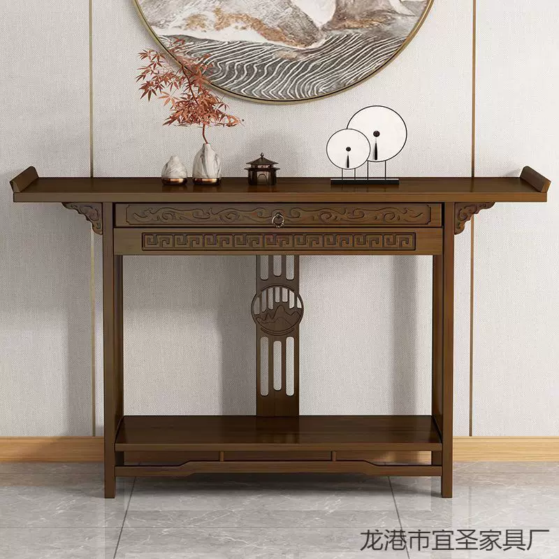 供桌佛桌子家用客厅供奉桌佛柜中式财神爷柜神柜供台香案玄关柜