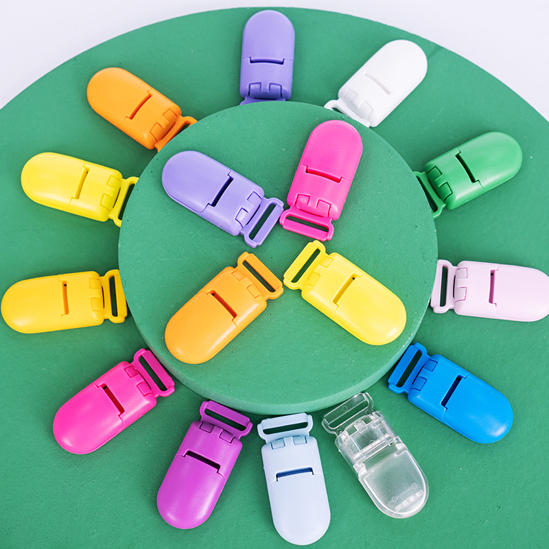 multicoloured plastic children's pacifier