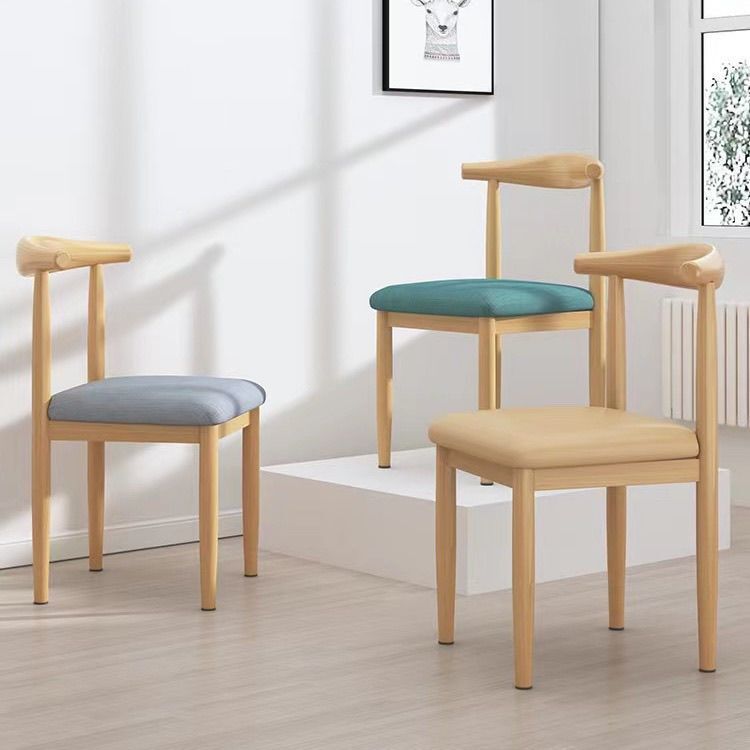 Iron Horn Chair Nordic Backrest Stool Desk Modern Simple Bedroom Dining Room Table and Chair Imitation Solid Wood Dining Chair Home Iron Horn Chair Nordic Backrest Stool Desk Modern Simple Bedroom Dining Room Table and Chair Imitation Solid Wood Dining Chair Home