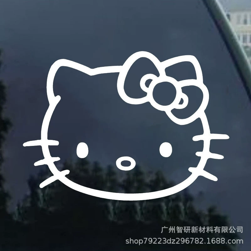Hello kitty, cartoon sticker, tablet laptop