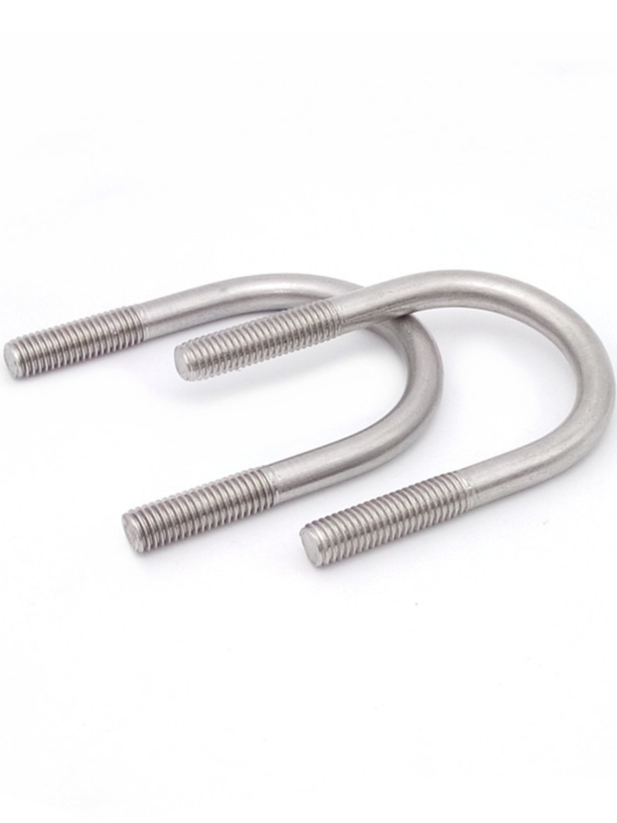 304 Stainless Steel U-Shaped Screws U-Shaped Clamps U-Shaped Bolts U-Shaped Pipe Clamps Horse Riding Pipe Hoops M6 Series