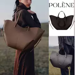 Polene Wing Bag, Polene Niche Single Shoulder Underarm Bag, Large Capacity Handheld Tote Bag, European and American Bucket Bag