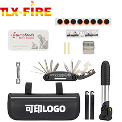 Large tool bag wrench outdoor riding accessories mountain tire repair multifunctional bicycle repair tool kit set