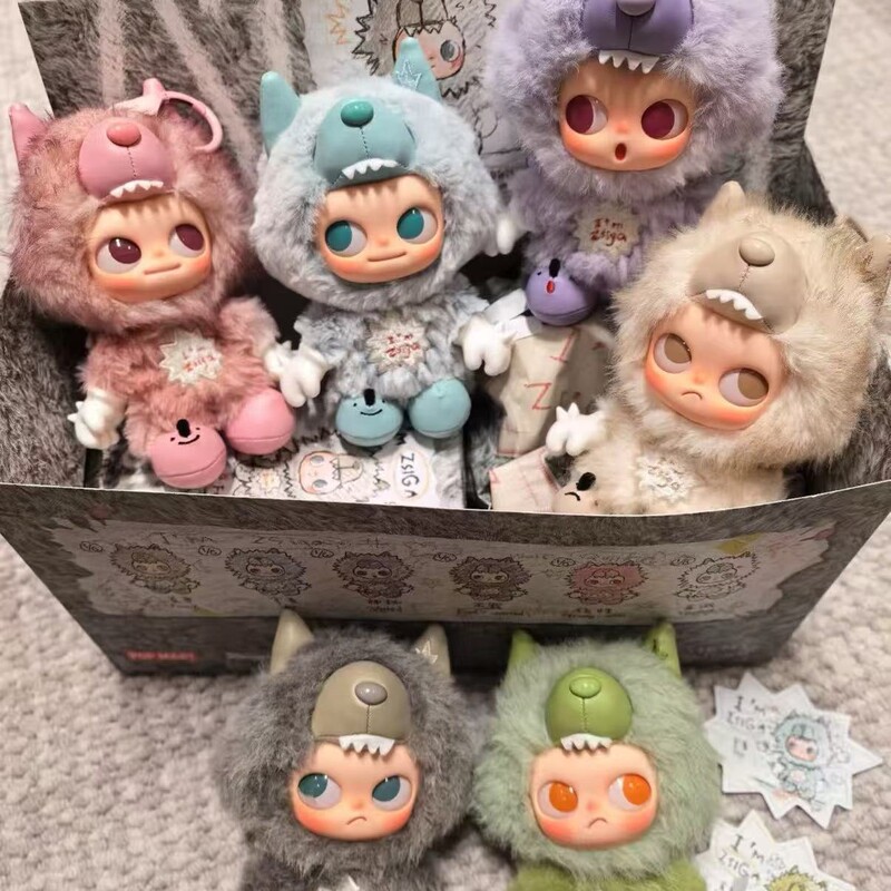 Hot-Selling Product from the Source Manufacturer Zsiga I'M Zsiga Series Vinyl Plush Gazi Sister Blind Box Pendant High Quality