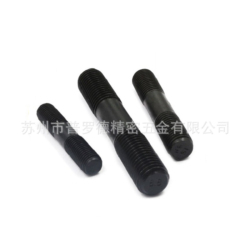 压力容器螺栓GB901高强度双头8.812.9级双头螺丝全螺纹螺柱35crmo