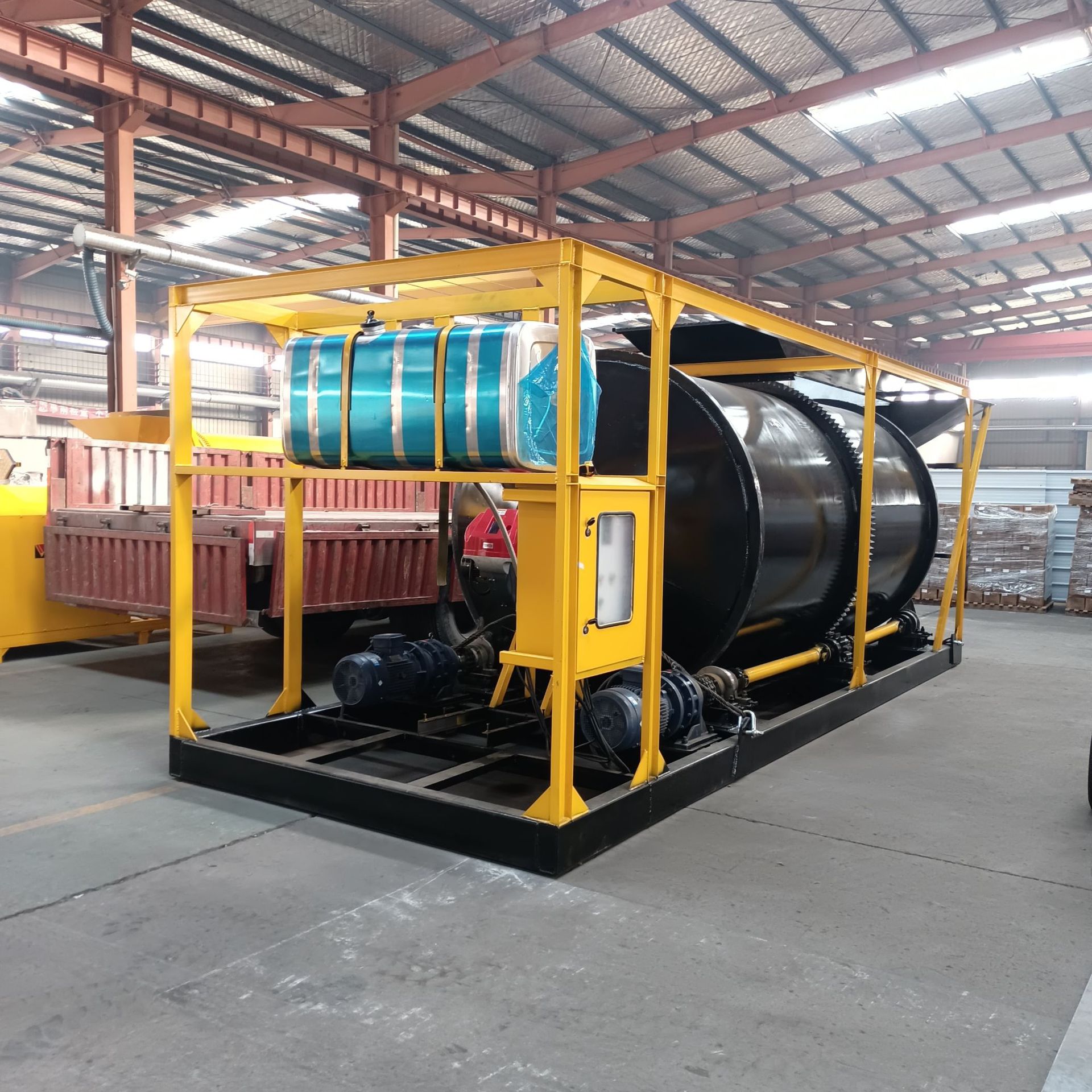 沥青混凝土生产设备道路施工地面修补公园彩色跑道铺设沥青拌和机