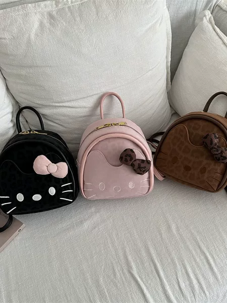 Cross-Border Children's Bag New Korean Niche Design Cute Cartoon Cat Backpack Sweet Mini Outing Backpack