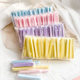 Factory custom face wash puff compression face wash sponge strip face wash puff disposable face wash cotton wipe face makeup remover cleaning