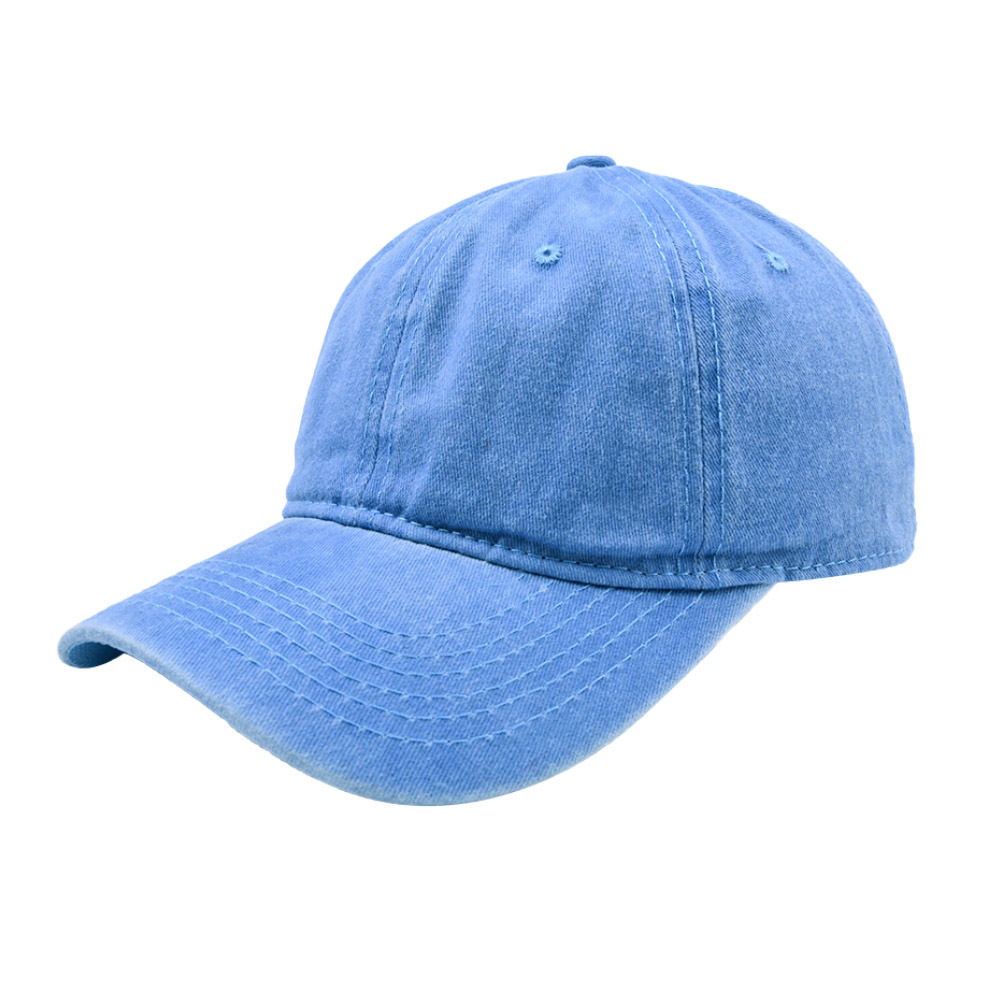 Unisex Retro Solid Color Curved Eaves Baseball Cap display picture 4