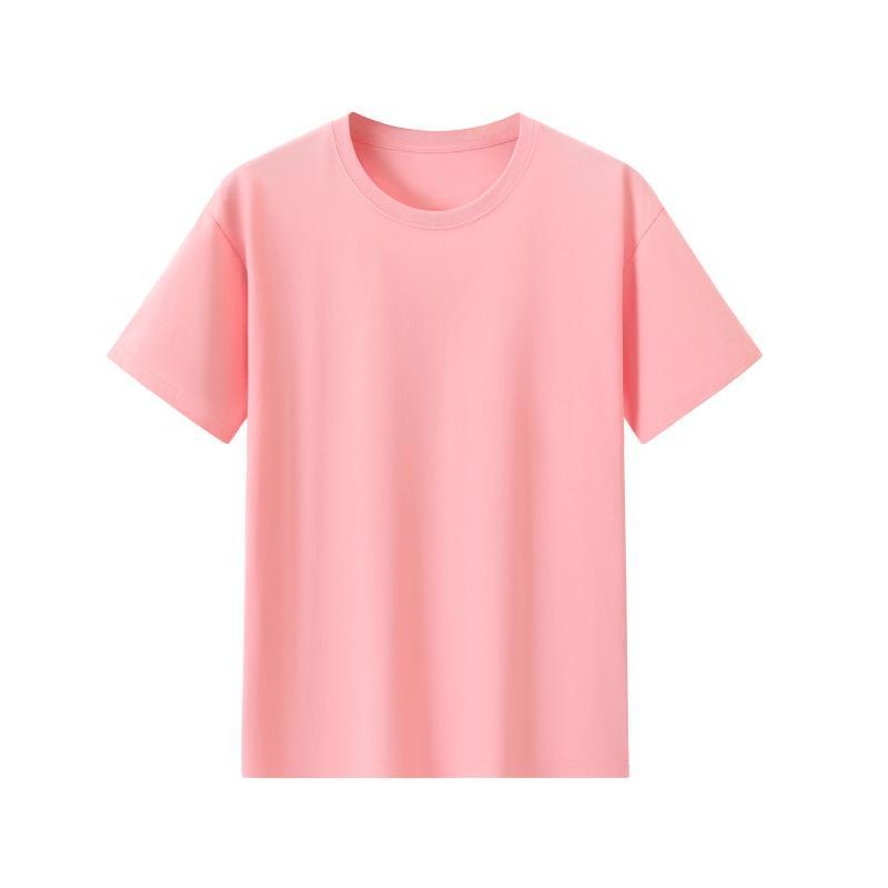 Comercio exterior europeo y americano camiseta de algodón de hielo logotipo impreso personalizado camiseta publicitaria cuello redondo personalizado manga corta personalizada cultura