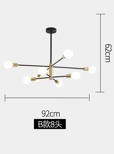 Transfronteriza atmósfera nórdica dormitorio lámpara de techo moderno minimalista LED estudio sala de estar lámpara personalidad creativa hogar