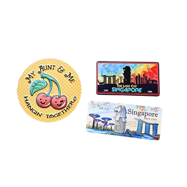 cartoon magnetic three dimensional fridge magnet