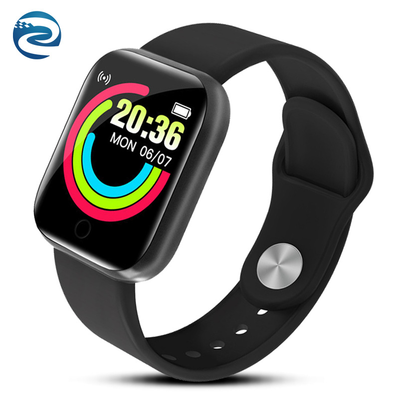 Pulsera inteligente D20, reloj inteligente Y68, frecuencia cardíaca, presión arterial, Bluetooth, podómetro de ejercicio, recordatorio de información, directo de fábrica