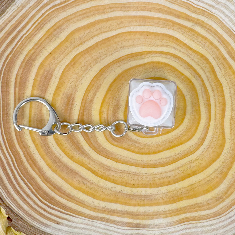 キーキャップ超萌え猫爪キーキャップ少女粉機械キーボードキーキャップソフトシリコンコーキー屁石はさみ布キー