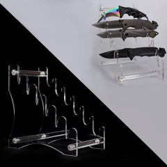透明アクリル取り外し可能工具展示棚ポケットナイフ果物工具ナイフ陳列収納棚