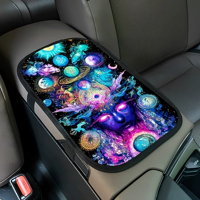 cross-border best-selling car armrest cushion, Armrest box pad - zkfs016