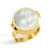 White shell + gold