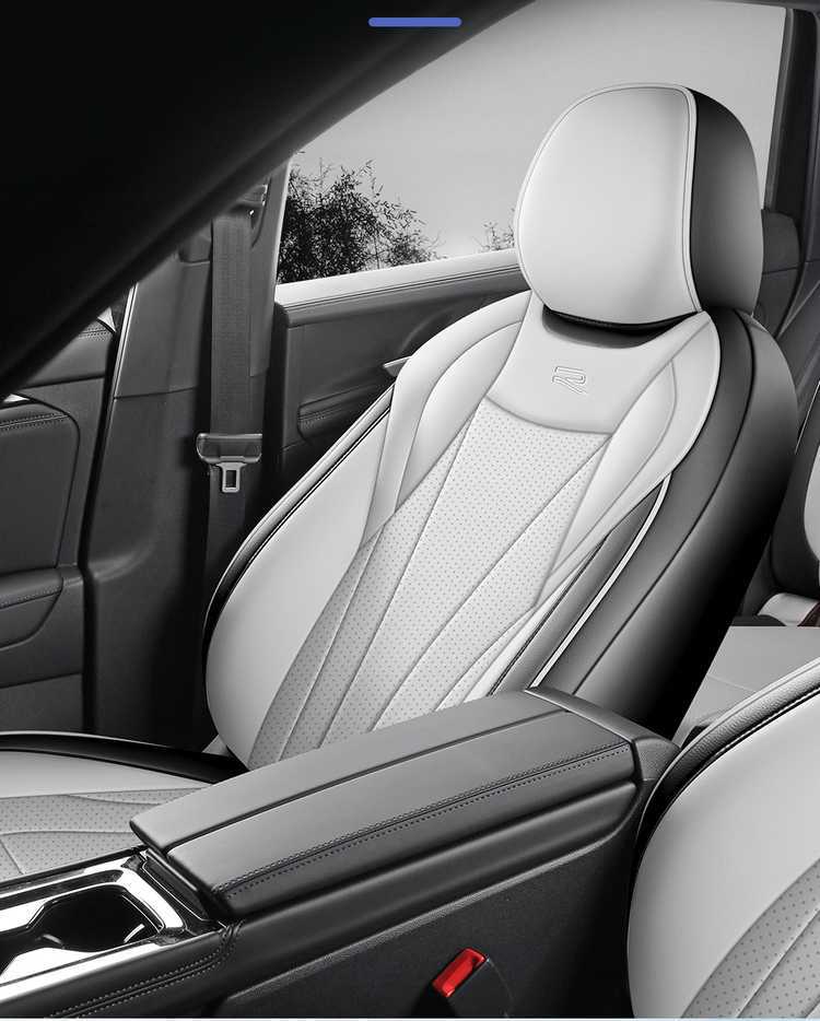 Volkswagen Tiguan L PRO custom-made car seat cushion, perforated breathable leather model, suitable for all seasons