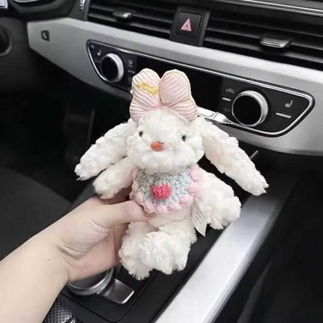 かわいい垂れウサギのぬいぐるみぬいぐるみウサギのキーホルダー|undefined