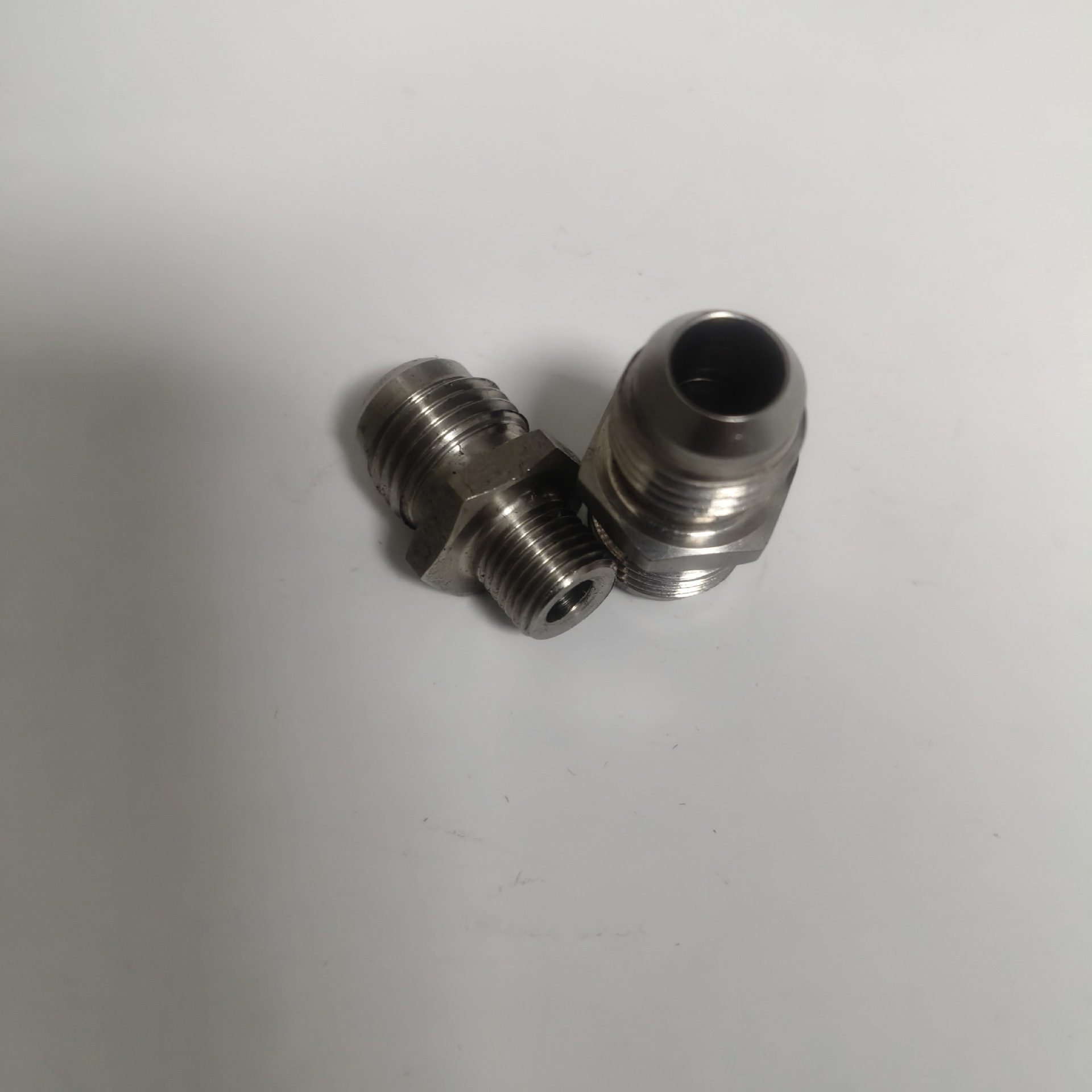 快拧接头气动原件PC快拧外丝直通 黄铜快拧直通气管接头锁母直通