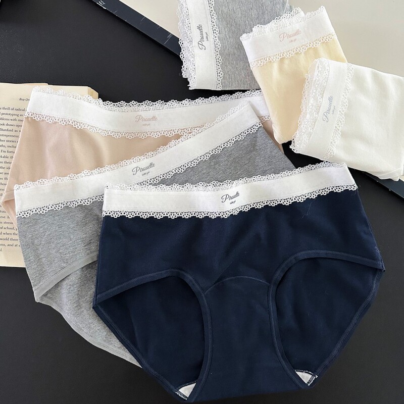 N9267 INS atmosphere 10A extended crotch ballet girls' underwear cotton comfortable ladies underwear lace French style