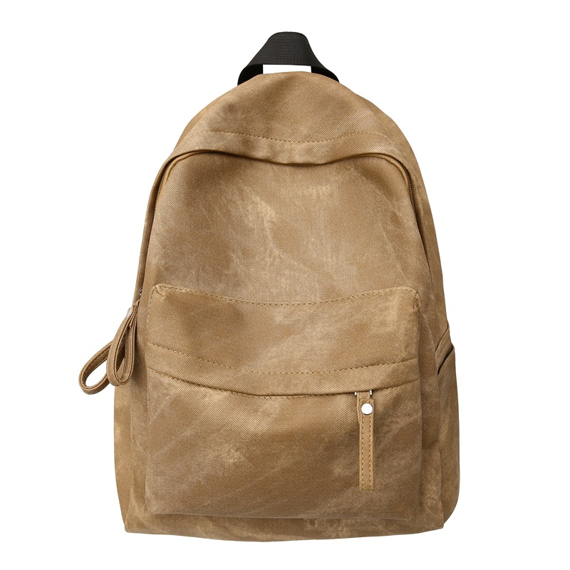 2024 nuevo estilo retro europeo y americano de gran capacidad mochila para estudiantes de secundaria mochila simple estilo universitario mochila escolar