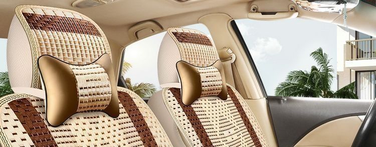 Summer five-seater breathable all-season applicable seven-seater ice silk car seat cushion, summer single-seater special car seat cover, full coverage