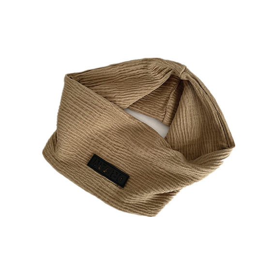 Japanese Style Face Small and Comfortable Thin Cotton Hair Band Ins Trendy Street Tape Headband Wide-brimmed Outing Moon Protecting Headband Hair Band