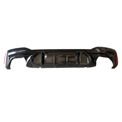 Suitable for Bmw 5 Series Spoiler - half-carbon-grain