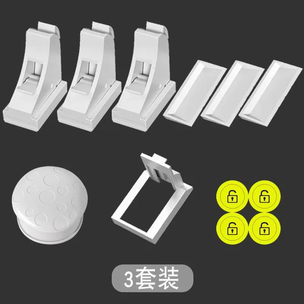 3 sets of magnetic locks