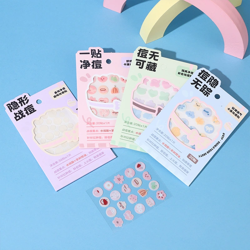 Acne Patch — Light Thin Breathable Waterproof Cute Hydrocolloid Patches, 20–36 pcs