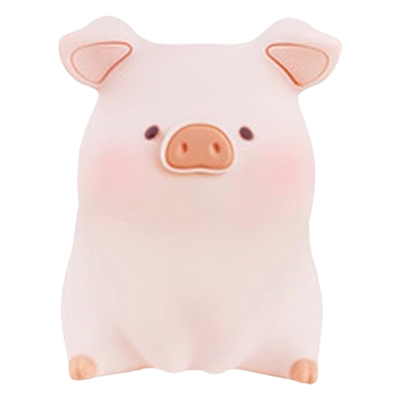 Lulu Pat cerdo decoración de la luz regalo de cumpleaños para la novia Internet celebridad luz de la noche regalo del Día del Maestro de silicona luz de la noche