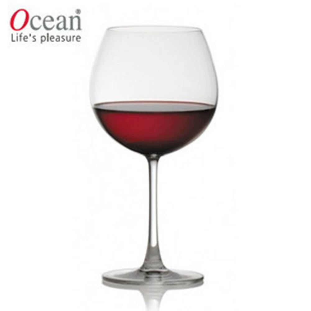 Ocean Madison 1015d22 бордовый хрустальный бокал для красного вина с золотом 650 мл