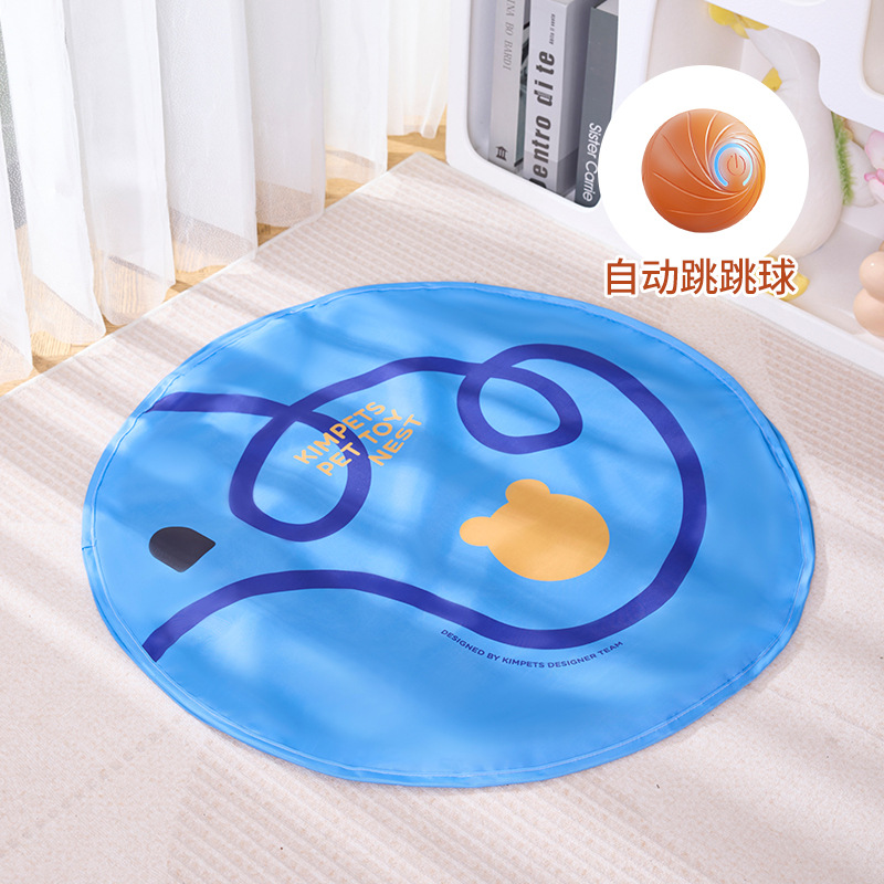 Nueva cubierta de caza de juguete para gatos, bola de gato divertida eléctrica, juguete automático para mascotas, artefacto para aliviar el aburrimiento, venta al por mayor transfronteriza