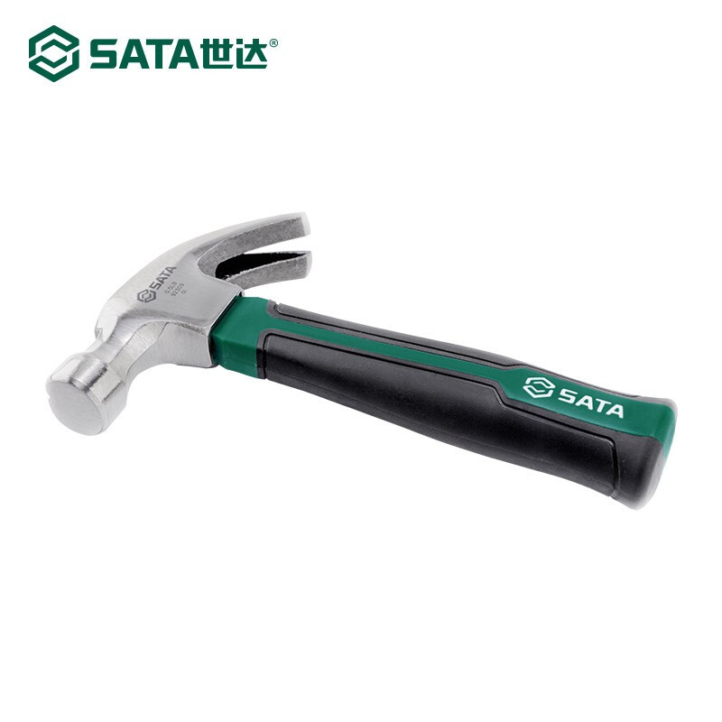 世达(SATA)羊角锤木工锤玻璃纤维柄榔头起钉锤短柄羊角锤92309