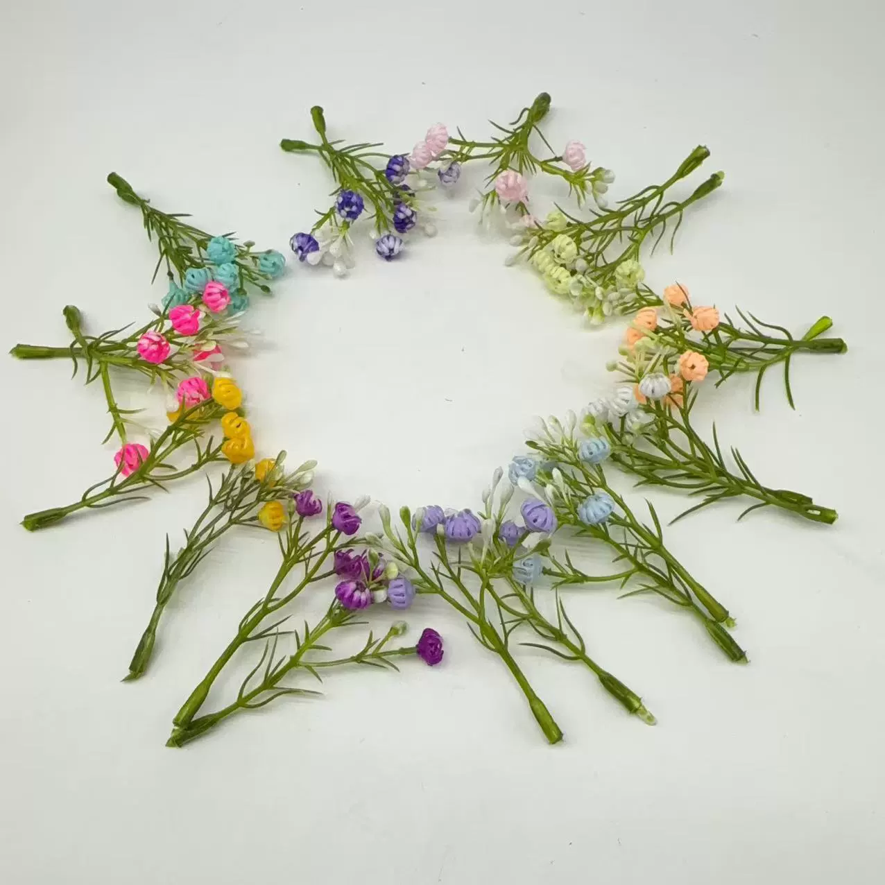 Искусственные цветы гипсофилы в свежем стиле, оптом, в наличии, для декора свадеб и интерьера