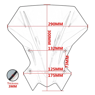 motorcycle front windshield — Motorcycle front windshield