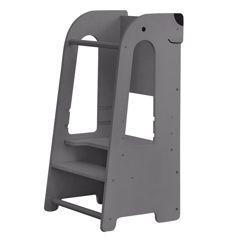 Asweets Baby Learning Tower Children Monchi Early School Taburete Taburete de lavabo Taburete de escalones Cuatro lados con tablero de dibujo
